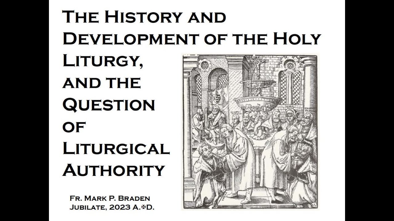 History & Development of the Holy Liturgy pt.1 Fr. Mark Braden