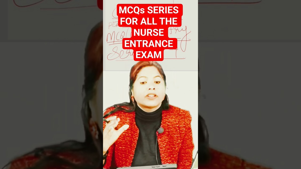 MCQS SERIES FOR ALL NURSING  EXAM.(.NORCET RRB  and Other..full videos in the description below 👇