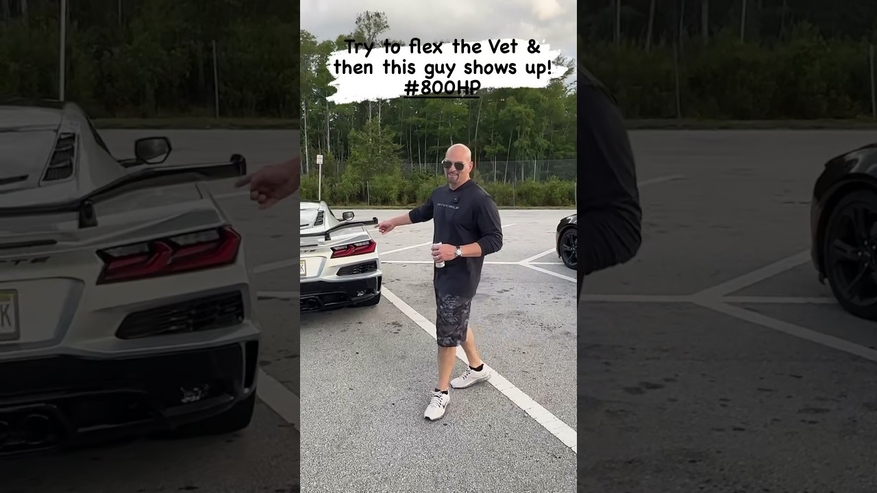 2024 corvette Z06/Z07 flex & this happened! 😂 #800hp #racecar #hotrod #z06 #z07