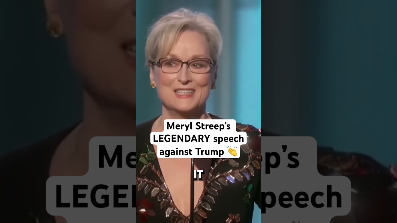 Meryl Streep&rsquo;s Legendary Speech Against Trump #trump #merylstreep #democrats