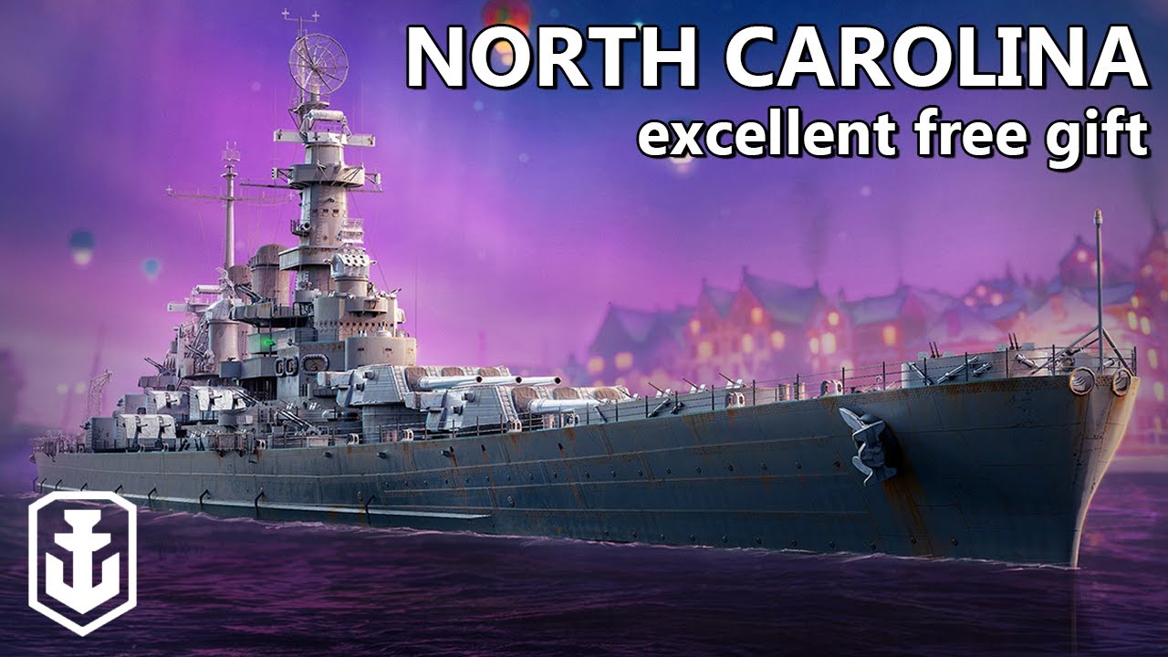 Is North Carolina Still The Best Beginner BB In 2024? (WoWs Christmas Gift Event)