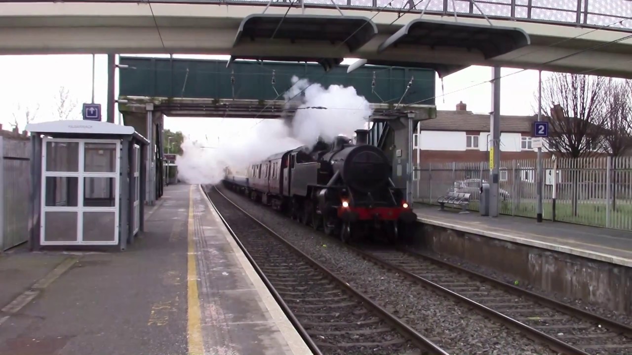 Ex LMS NCC WT Class 2-6-4T No.4 - Crew Training Run - Kilbarrack & Raheny 27/2/18