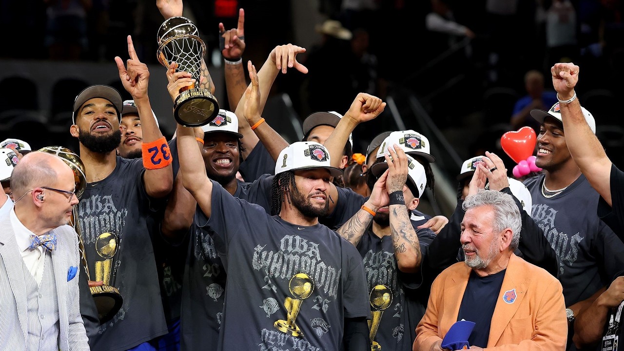 Джейлен Брансон: 45 очков и MVP финала! &laquo;Никс&raquo; впервые за 53 года выигрывают чемпионский титул в ...