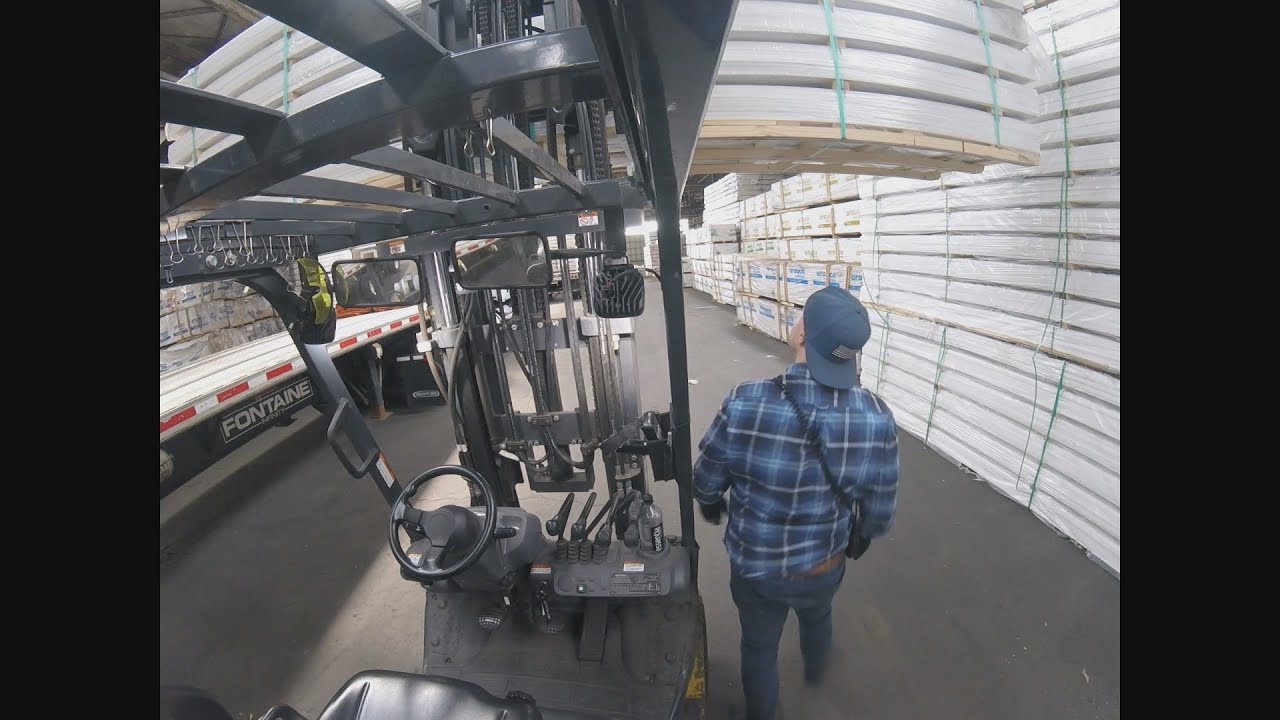 Light forklift work