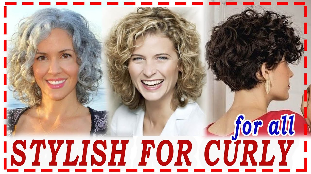 HAIRCUTS💕 FOR CURLY HAIR 2024. For girls and women over 40.
