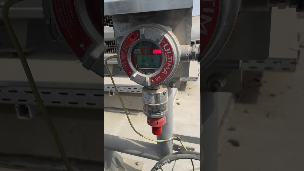 Gas detector calibration procedure