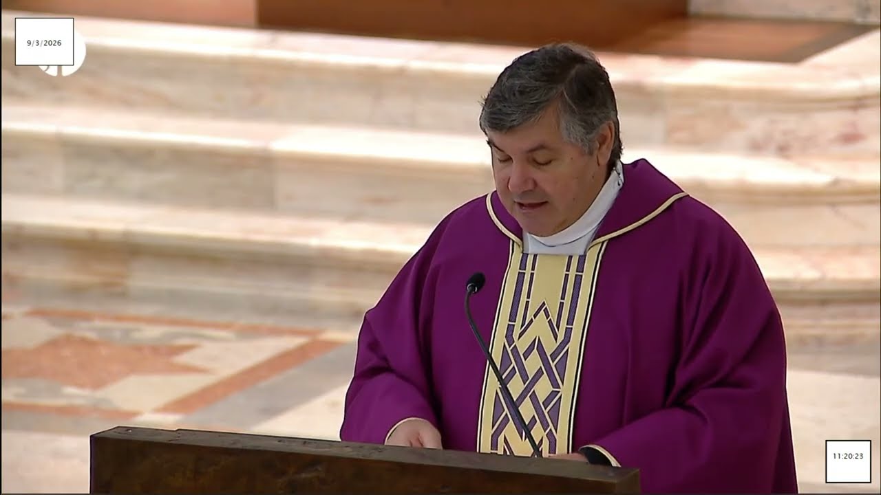 Missa desde a Basílica da Nossa Senhora do Rosário de Fátima  09.03.2026