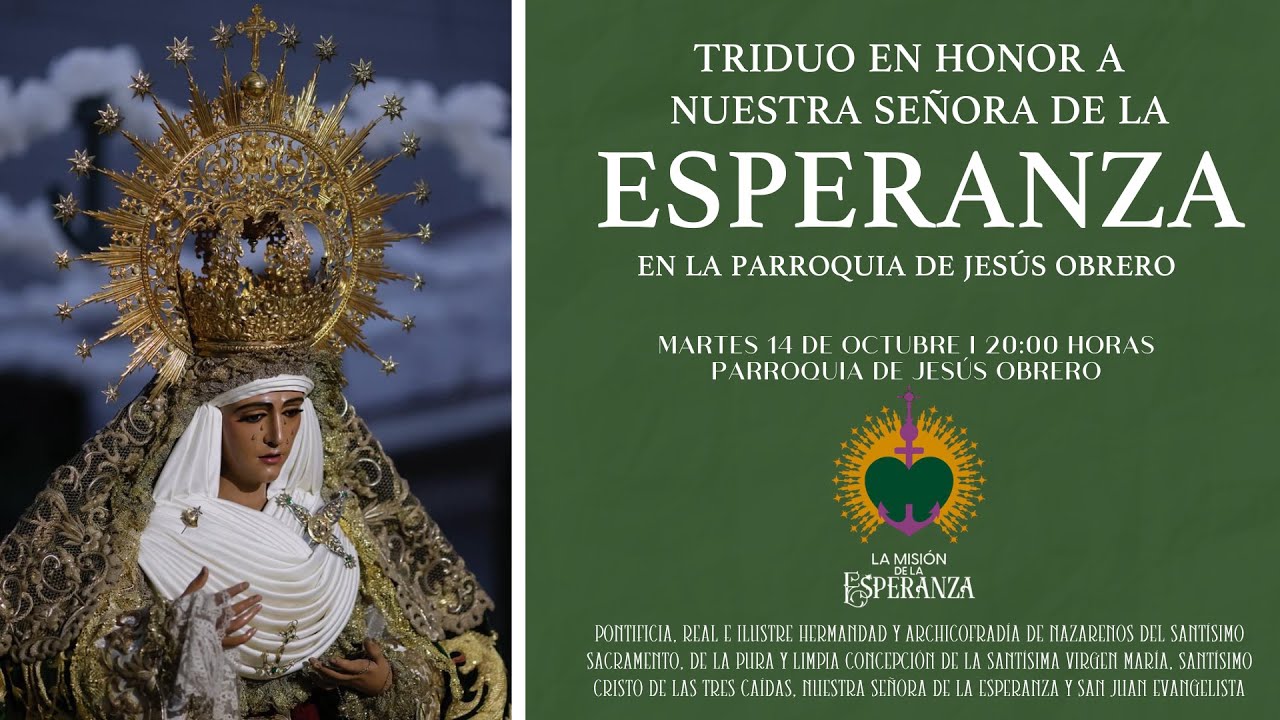 1º DÍA TRIDUO EN LA PARROQUIA JESÚS OBRERO | #LaMisiónDeLaEsperanza
