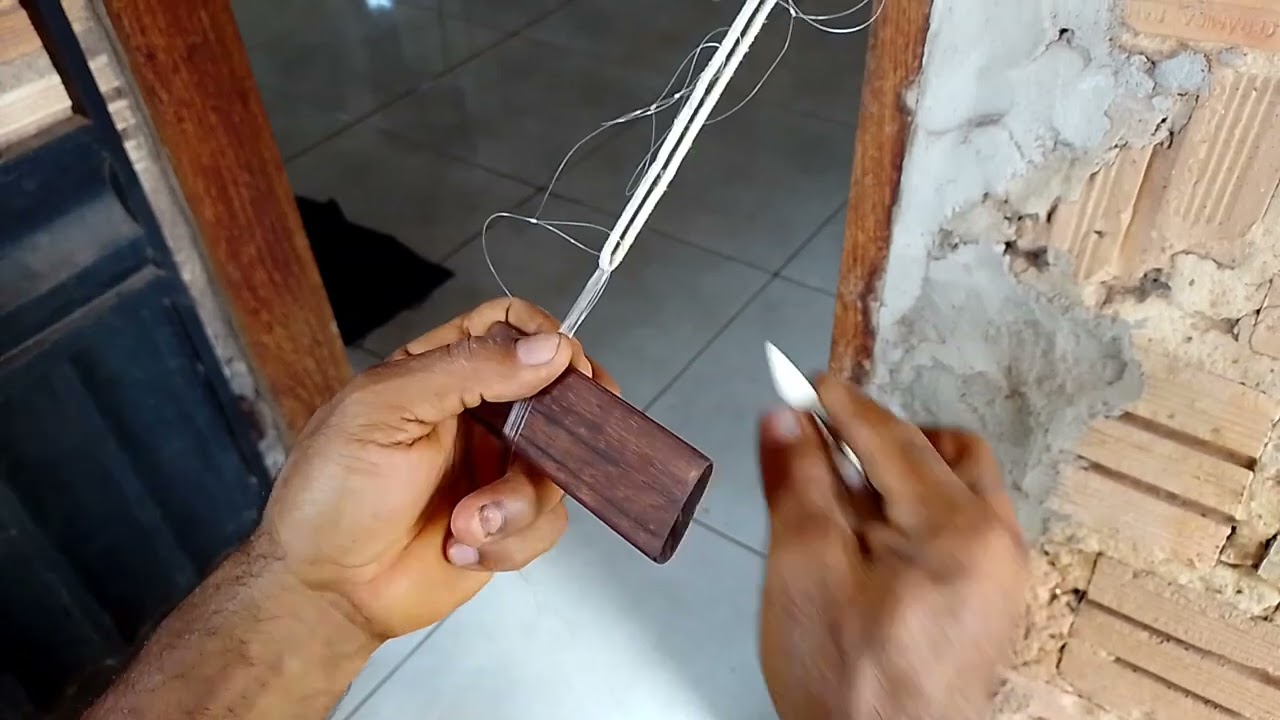 COMO FAZER UMA REDE DE PESCA