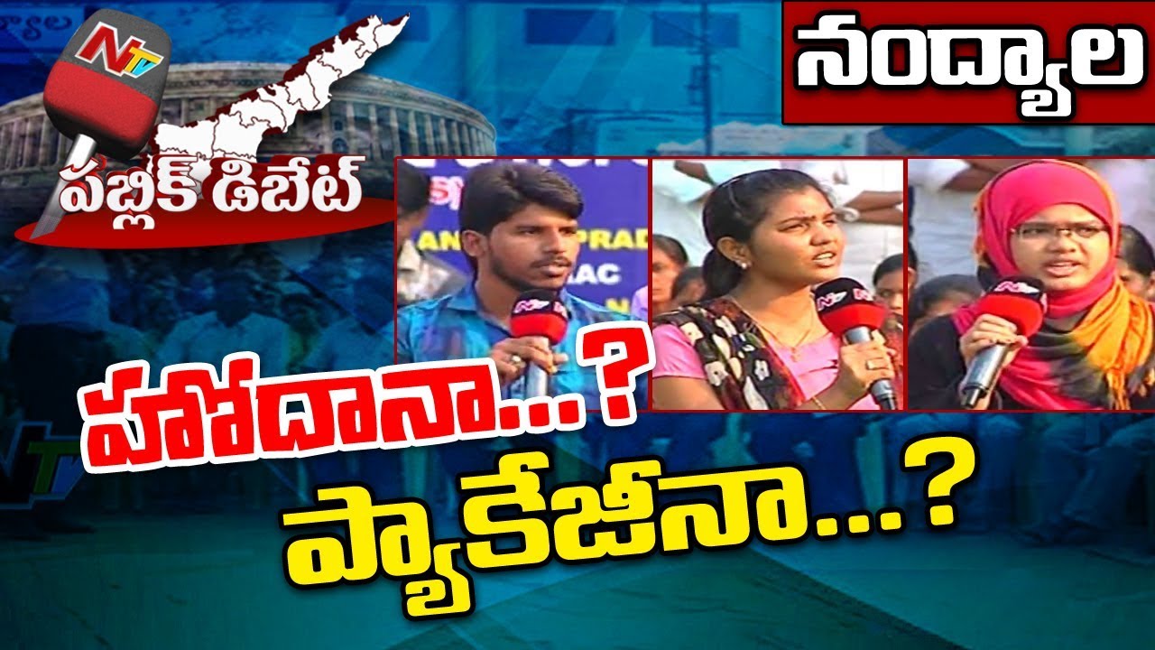 Public Debate: Does AP Need Special Status or Special Package..? || Nandyal || NTV Exclusive