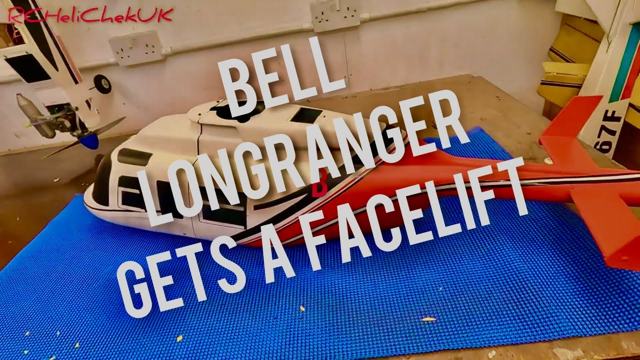RC Scale Helicopter/ Bell LongRanger painting Part 3