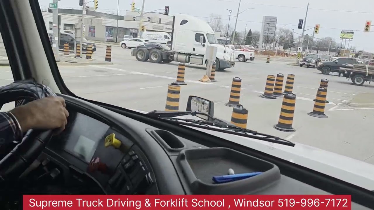 Windsor Truck Road Test Route (Walker Road)