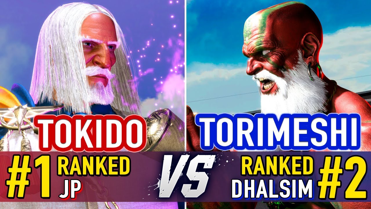 SF6 🤜 TOKIDO (#1 Ranked JP) vs TORIMESHI (#2 Ranked Dhalsim) 🤛 SF6 High Level Gameplay