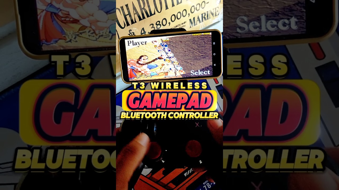 T3 WIRELESS GAMEPAD CONTROLLER #gameconsole #retrogaming #gamepad #insertcoingaming #wirelesscontrol