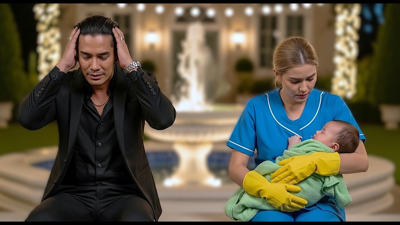 บอสมาเฟียเห็นสาวใช้ของเขากำลังนอนหลับอยู่บนม้านั่งพร้อมกับลูกน้อยของเขา — ความจริงที่เขาได้รู้ทำให้เ