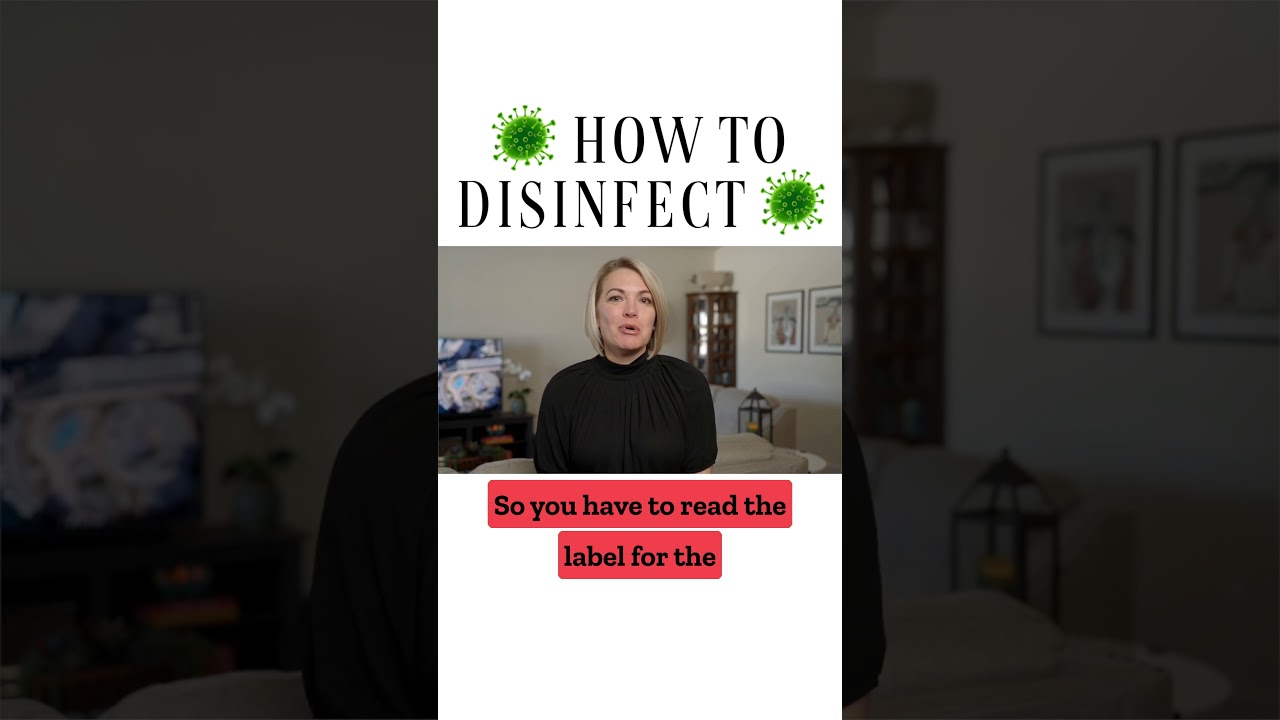 How to Disinfect with Bleach 🦠