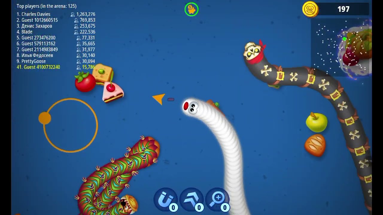 Worms zone 🧟‍♂️ 🐍🐍🐲#games 