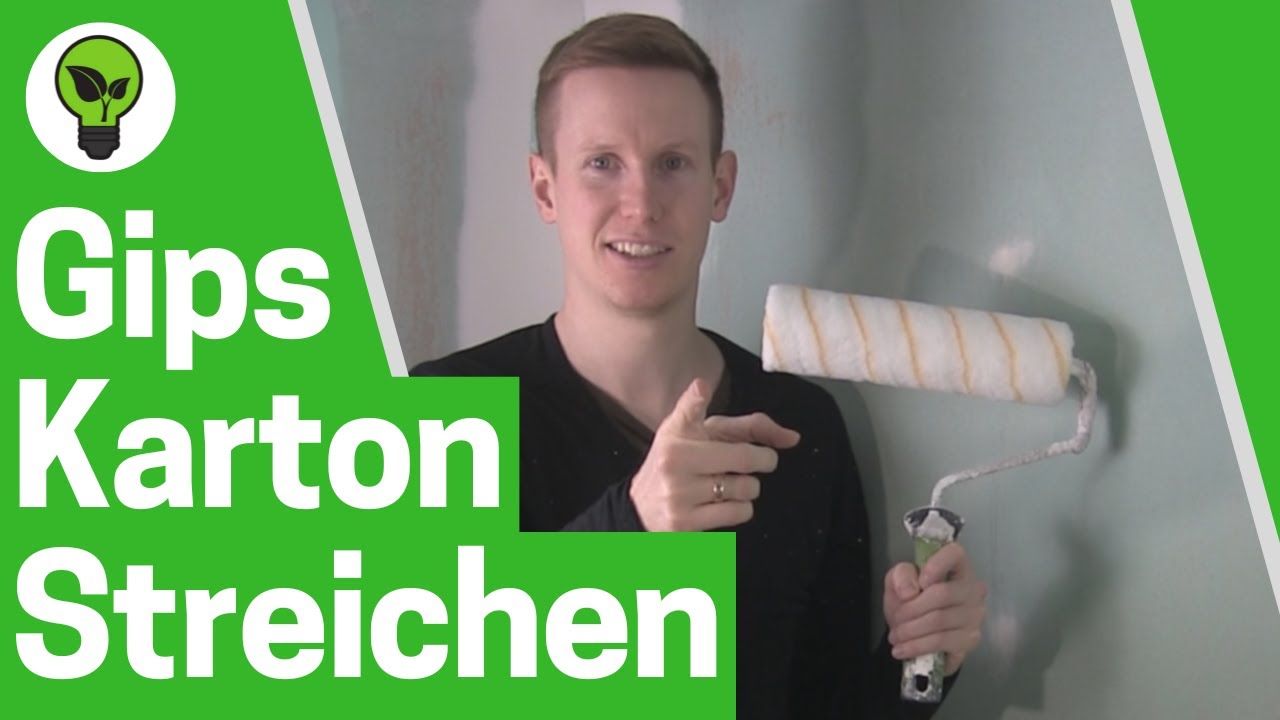 Gipskarton Streichen ✅ ULTIMATIVE ANLEITUNG: Wie Rigipsplatten an Wand & Trockenbau Decke Malern???