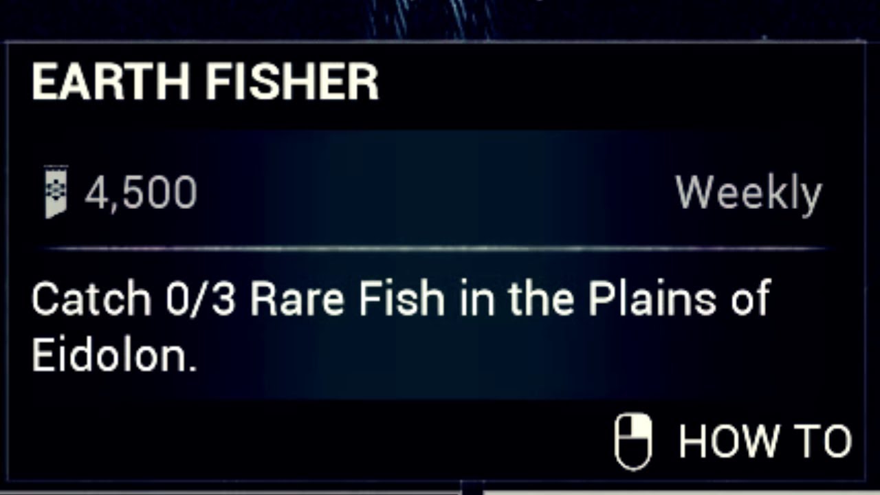 How to Catch Rare Fish in the Plains of Eidolon in Warframe