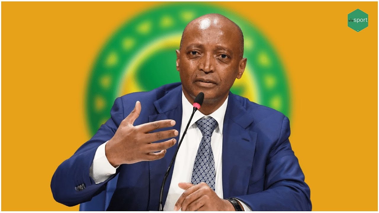 Conf&eacute;rence de Presse Dr President Motsepe - CAF