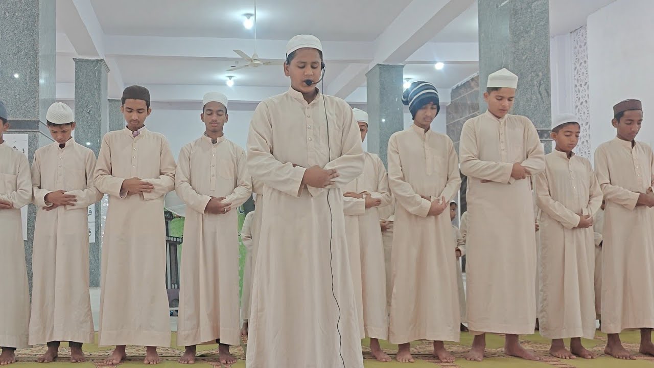 Practice namaz e ishraq by shahid bin Majid in  Maktab | learning namaz in tajvid 