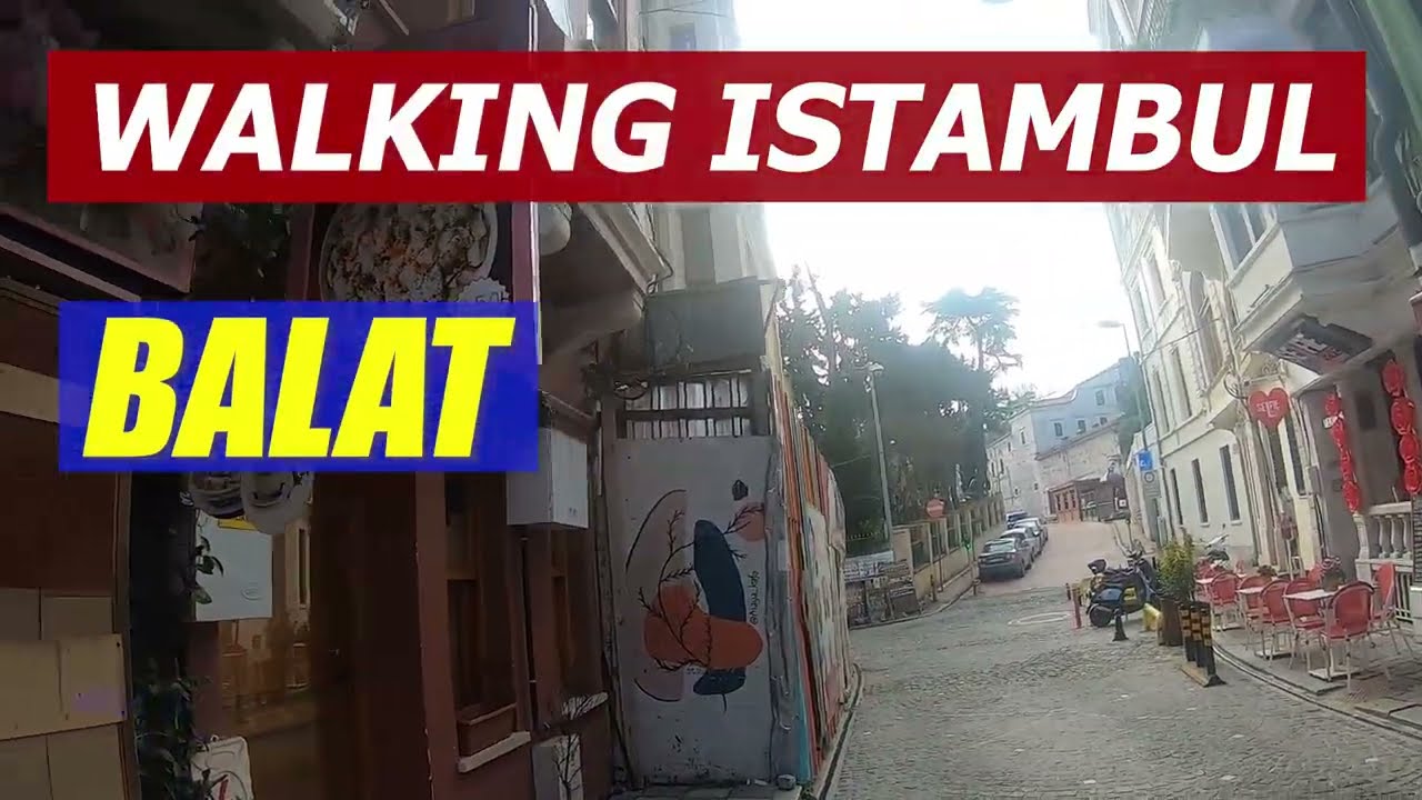 We walked through the Balat neighborhood in Istanbul.