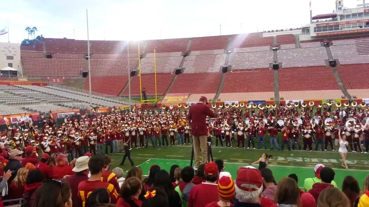 USC vs ASU Post Match Marching Band Performance