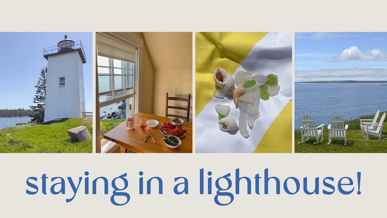 MAINE VLOG | Staying in a lighthouse! + Portland & Midcoast Maine