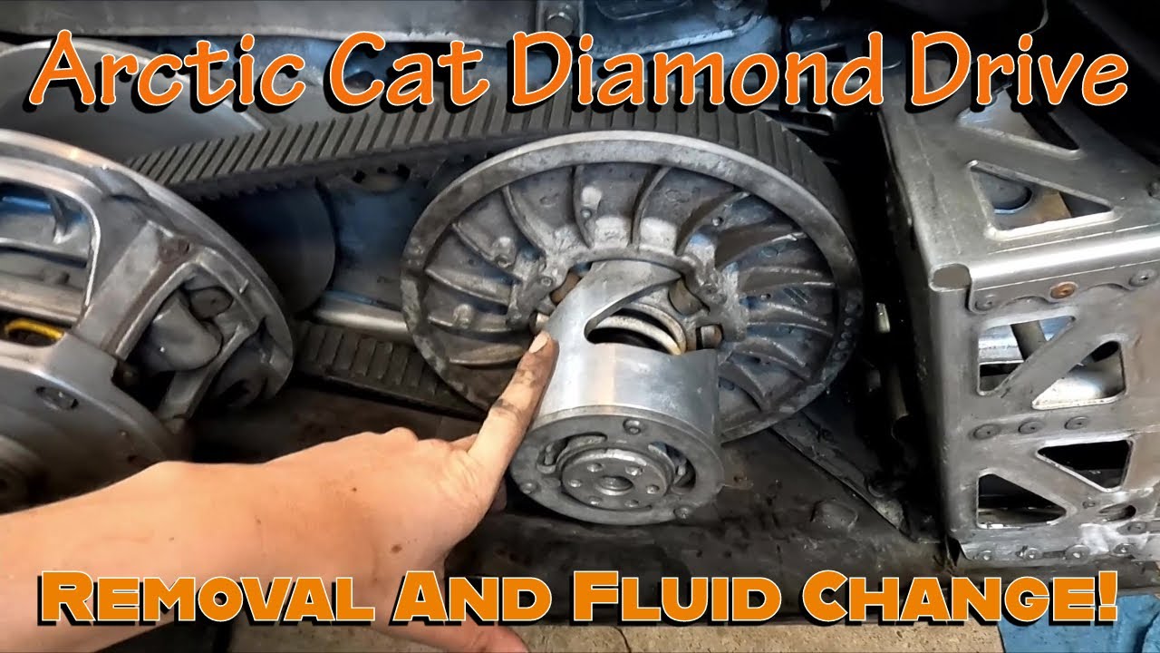 Arctic Cat Diamond Drive Removal And Fluid Change!