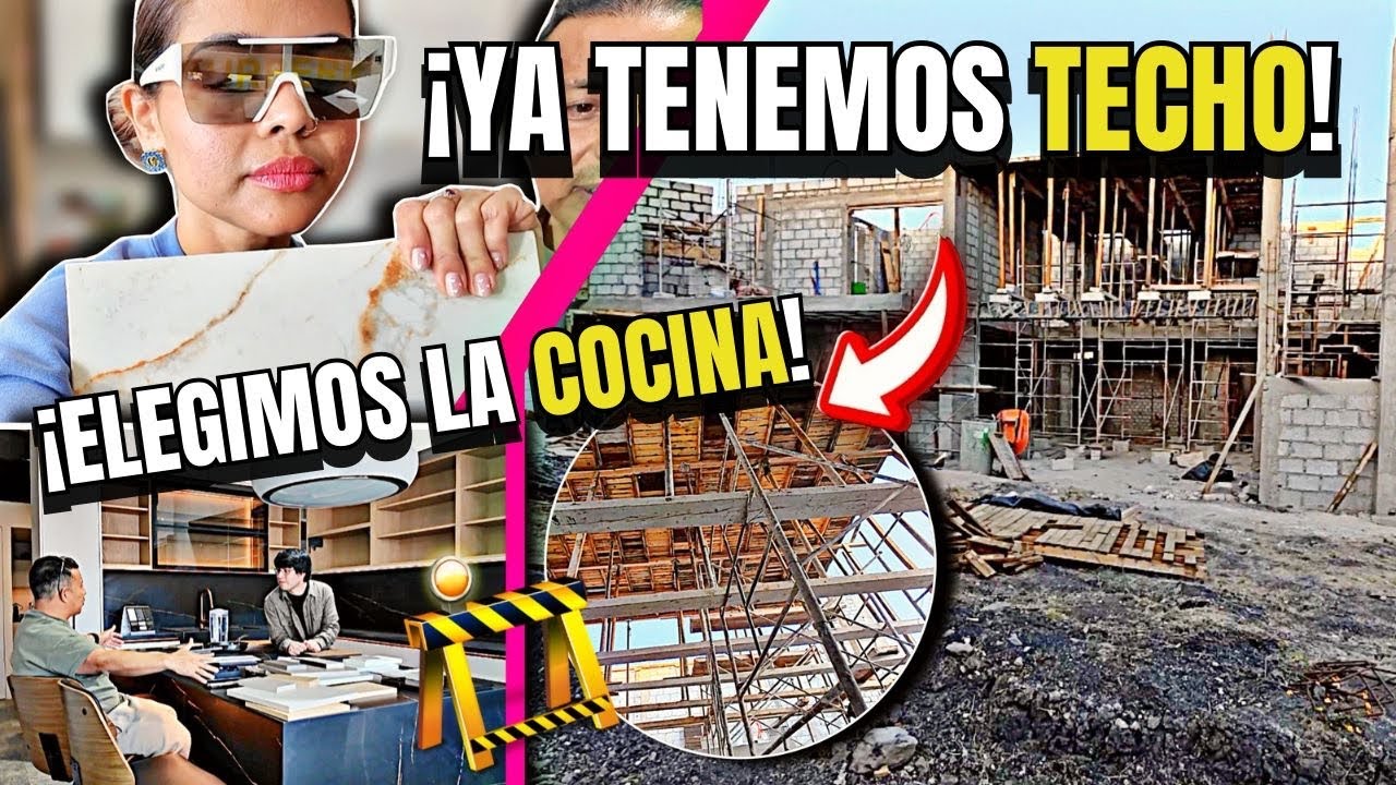 Fuimos a ELEGIR la COCINA para NUESTRA CASA en México! | Ya tenemos TECHO comenzaron A CIMBRAR!