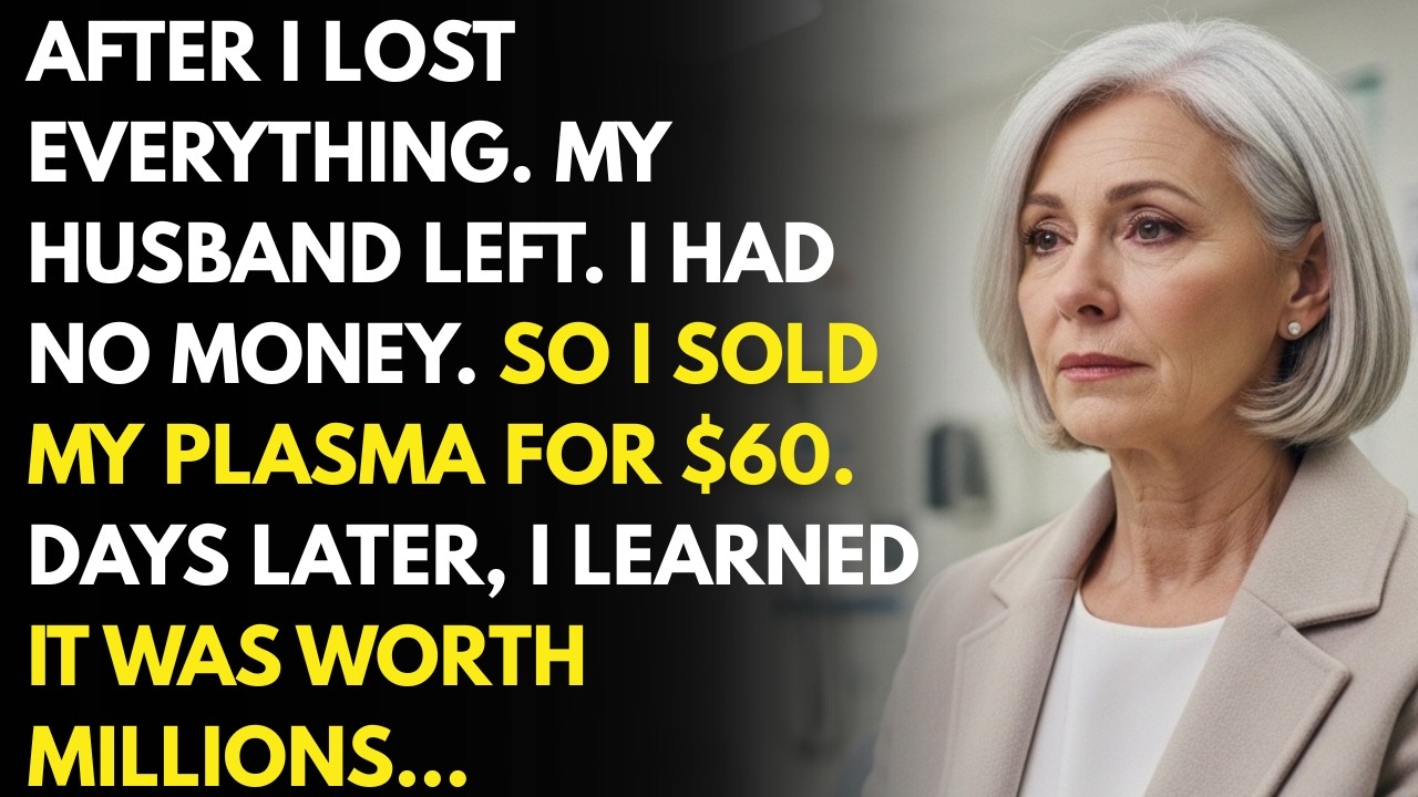 After I Lost Everything, My Husband Left Me. I Sold My Plasma for $60—Then I Learned Its Value