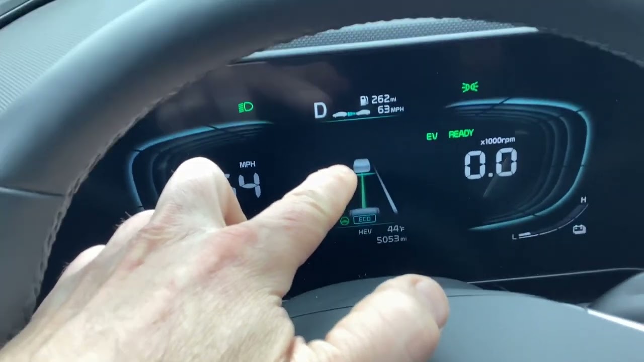 Как использовать интеллектуальный круиз-контроль на KIA NIRO Plugin Hybrid 2023 года и повысить э...