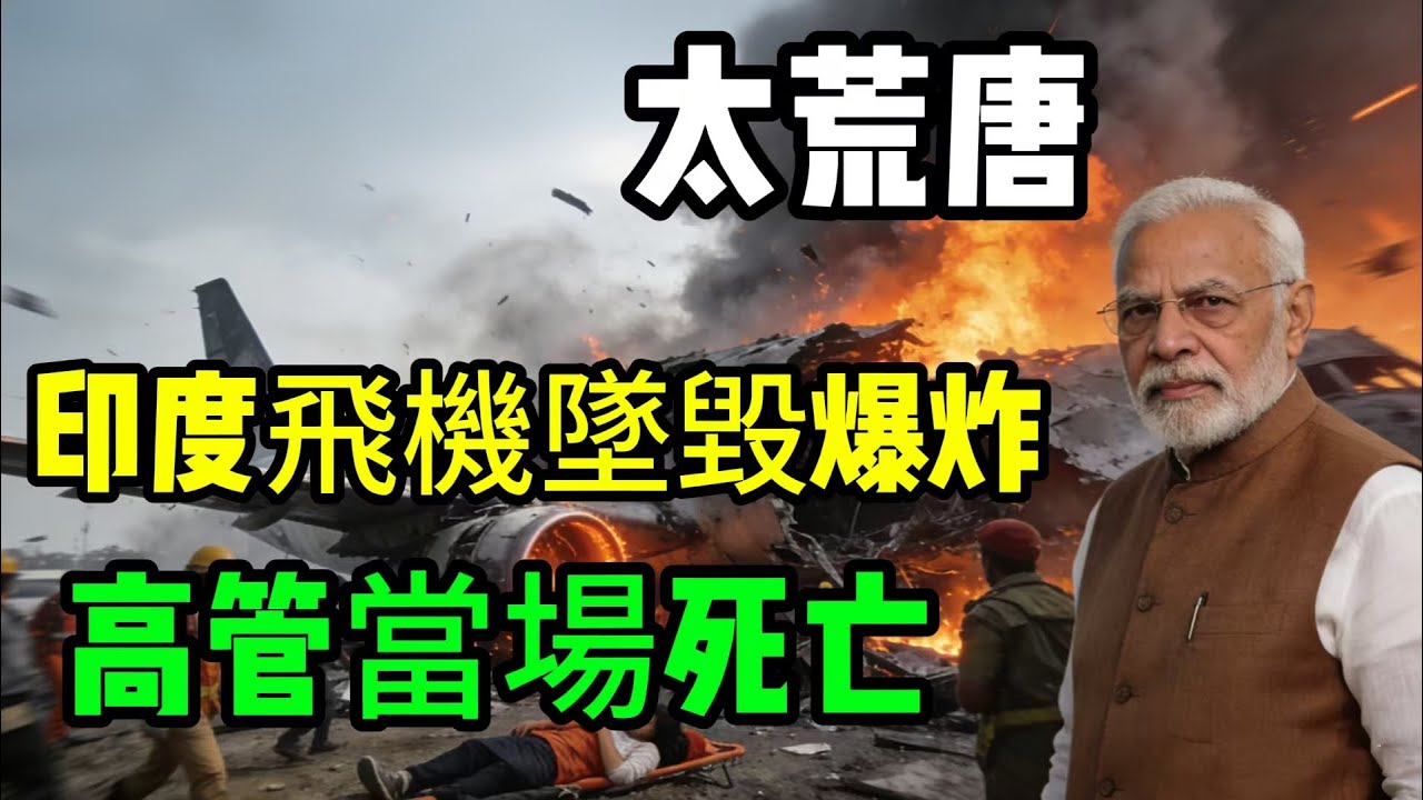 5 人無一生還！副首席部長葬身火球，印度空難慘絕人寰！