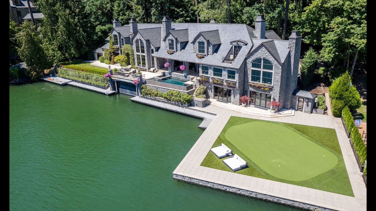 Oregon's Top Luxury Waterfront Dream Home - 1500 Northshore Rd, Lake Oswego OR 97034