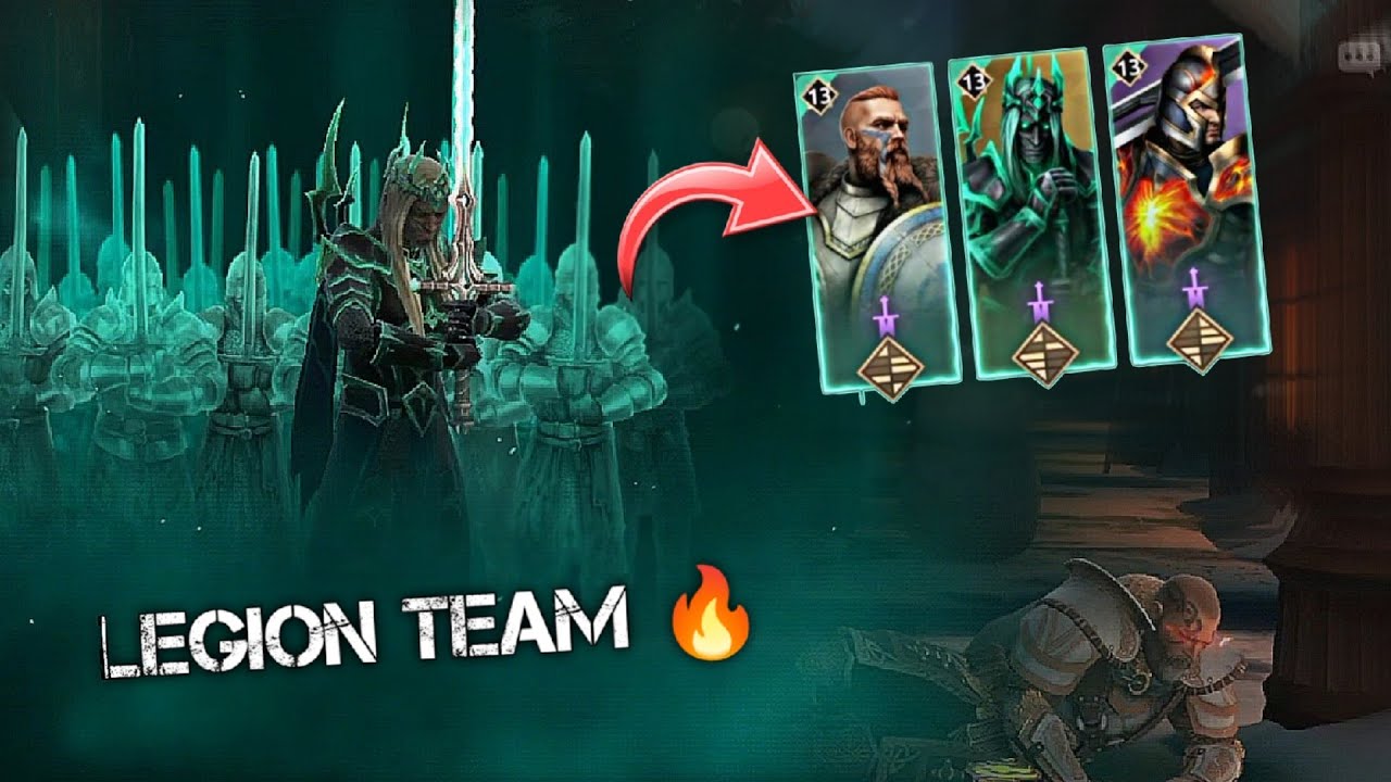 Using Most Dangerous Legion Heroes In My Team ☠️ | Overrated Legions | Shadow Fight 4 #shadowfight4