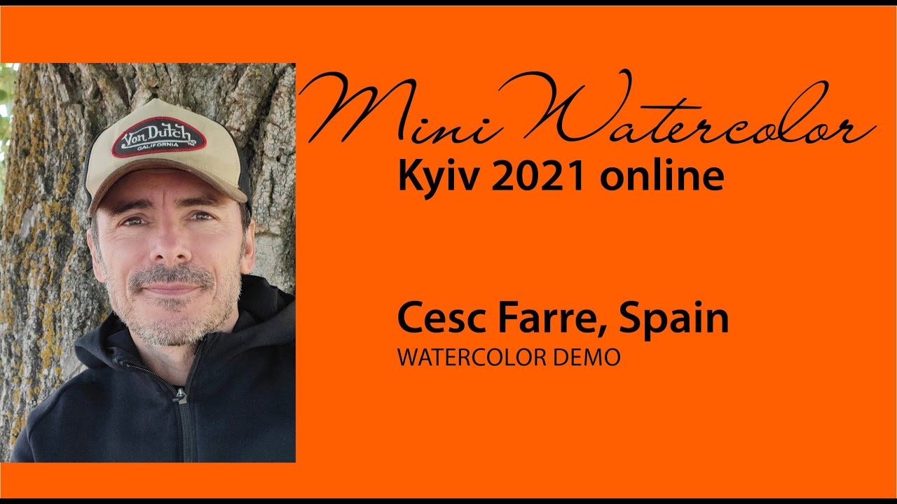 Cesc Farre, Spain - watercolor demo
