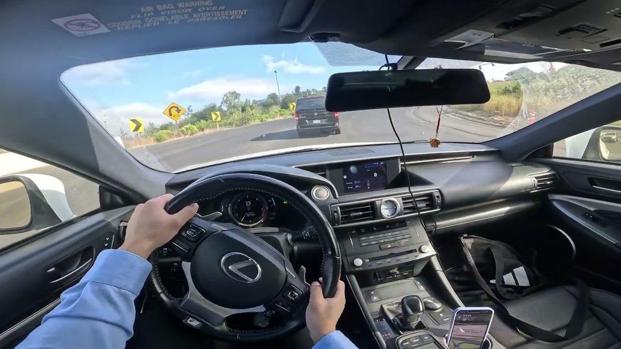 POV Driving Morning Commute
