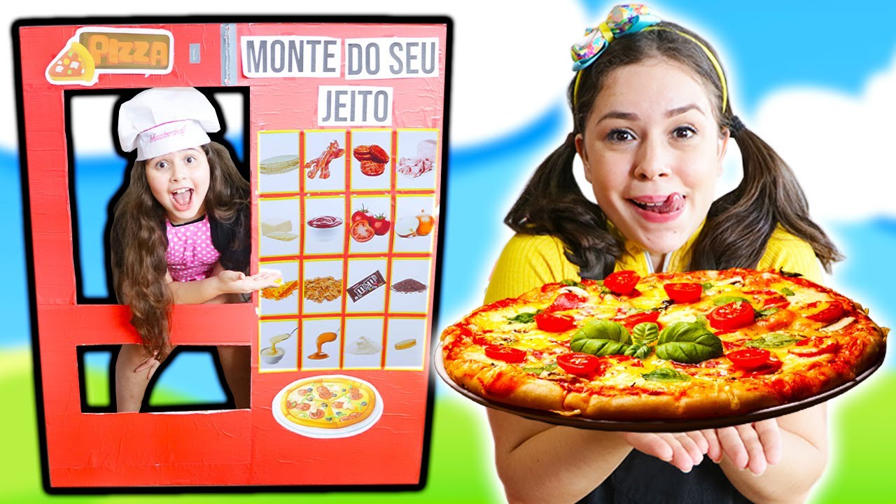 Heloísa e a MAQUINA GIGANTE DE VENDAS DE PIZZA
