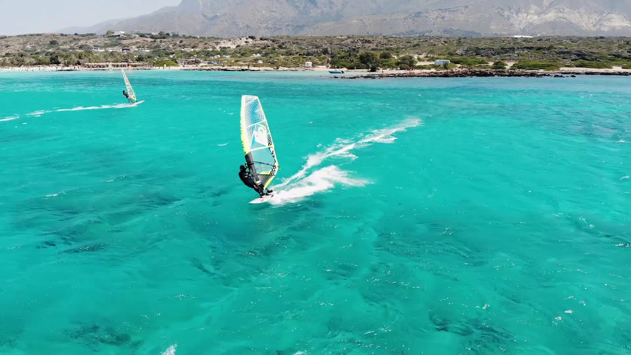 Windsurfing paradise Surfisland Elafonisi Crete