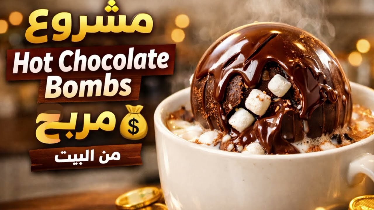 من المطبخ للربح 💰 أسرار مشروع Hot Chocolate Bombs الأكثر طلبًا هذا العام