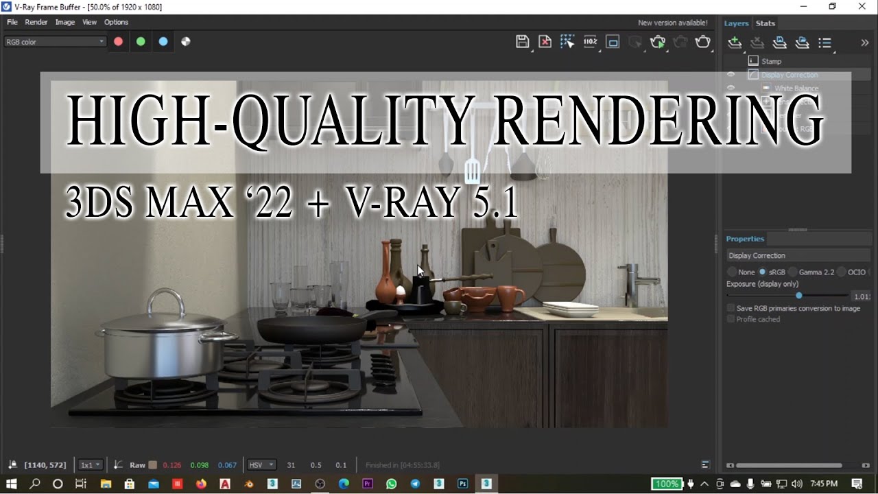 How to Render in 3Ds Max 2022 | V-Ray | Render Setting