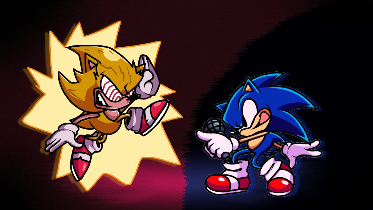 FNF Quiet But Fleetway and Sonic Sing It