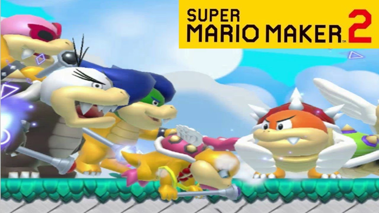 SUPER MARIO MAKER 2 - KOOPALINGS BOSS RUSH, AUTO LEVEL STAGES [Nintendo Switch]