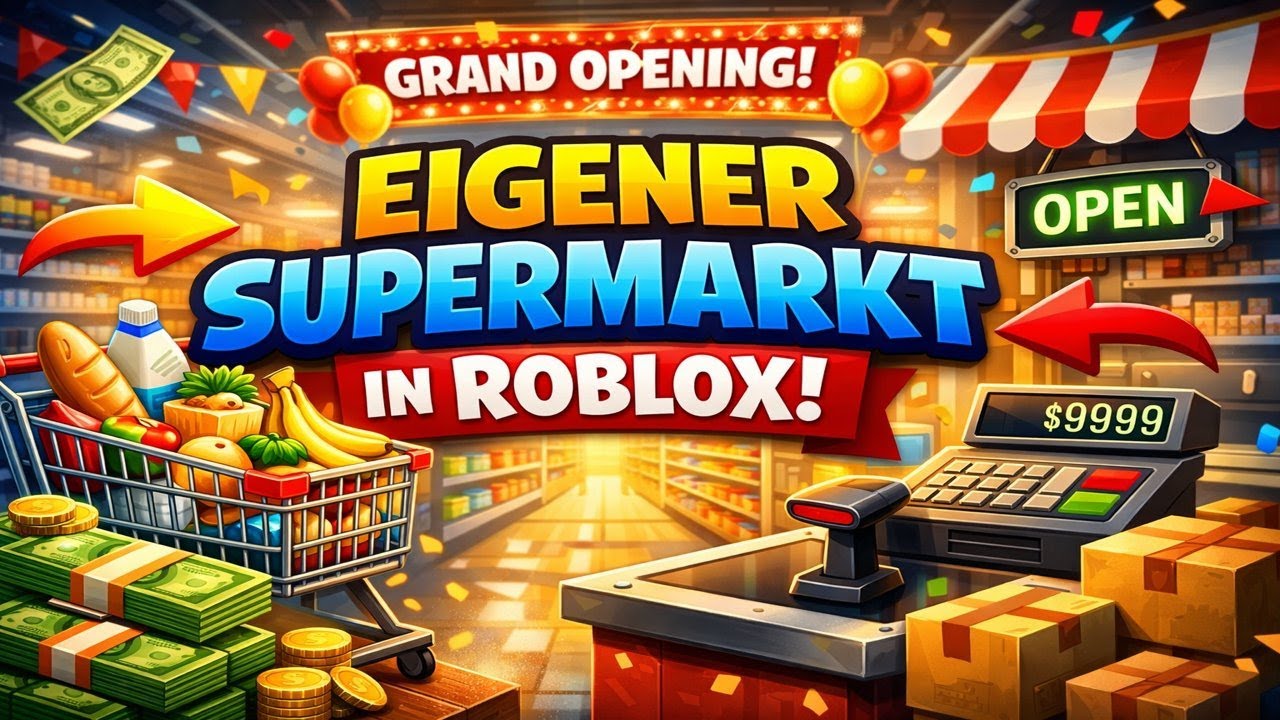 WIR GRÜNDEN EINEN SUPERMARKT IN ROBLOX 😱💸 (werden wir reich?!)