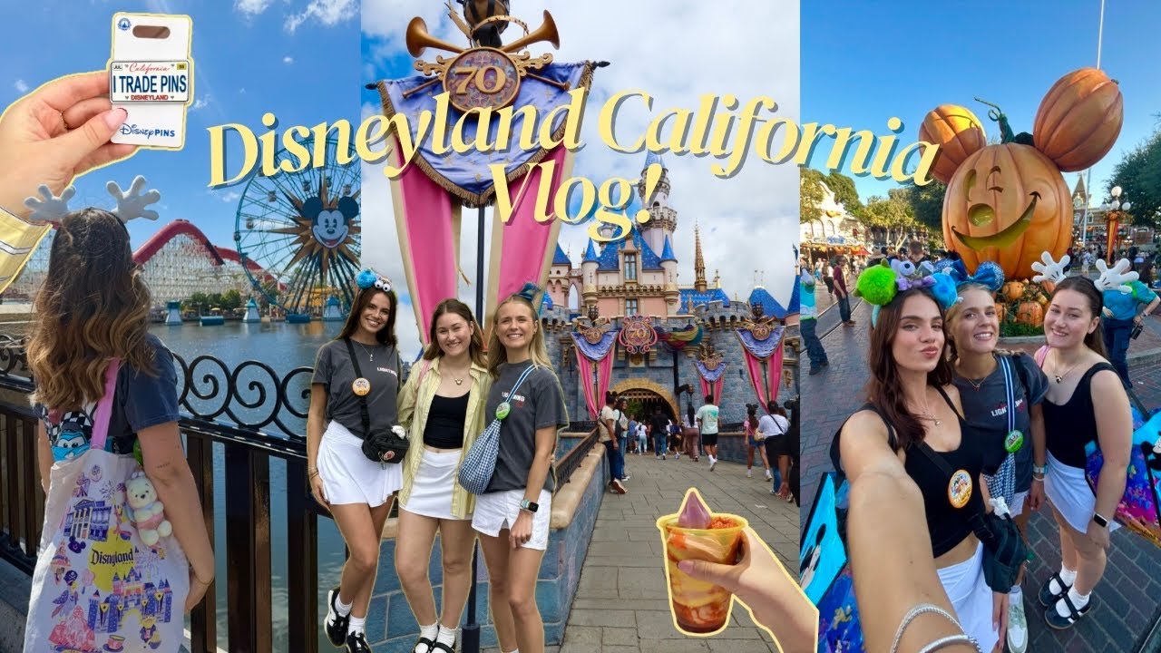 DIsneyland Vlog!🐭✨💘| 70th celebrations, DCA, paint the night parade & more!