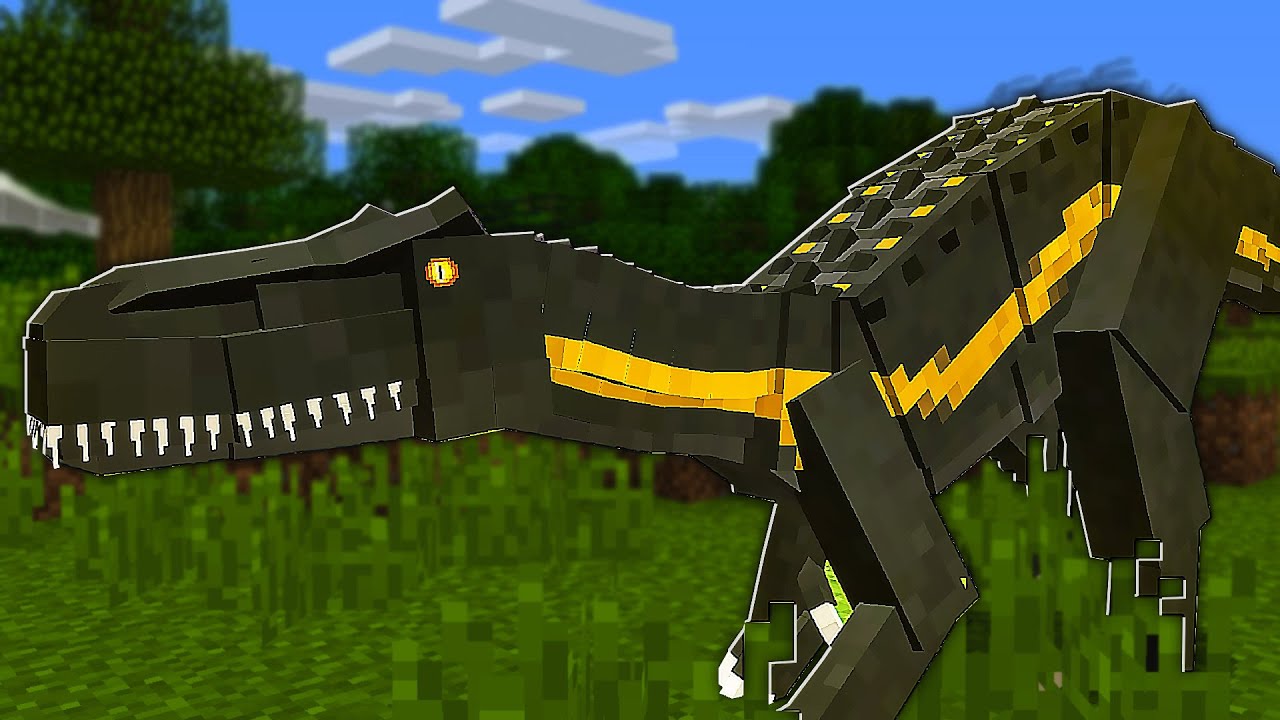 NAJLEPSZY i NAJBARDZIEJ ROZBUDOWANY MOD NA DINOZAURY w MINECRAFT
