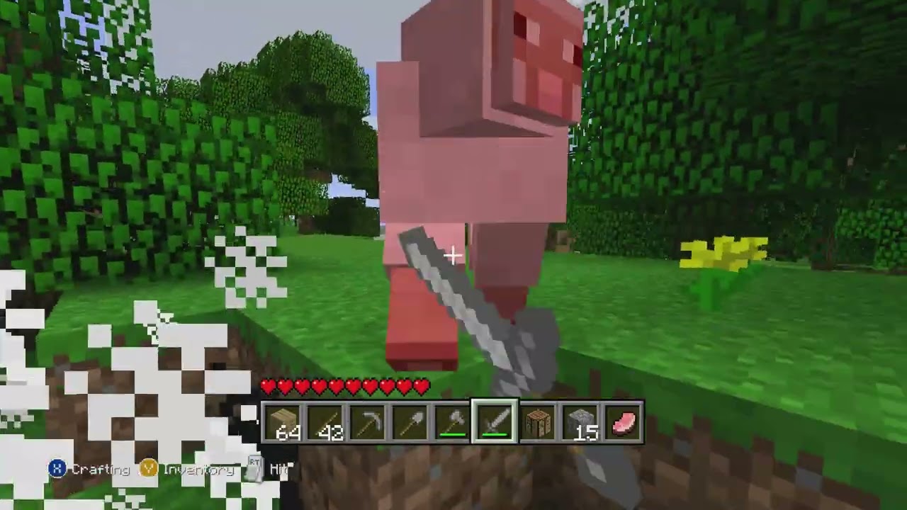 Minecraft Xbox 360 Edition TU4 Gameplay Part 1 (No Commentary)