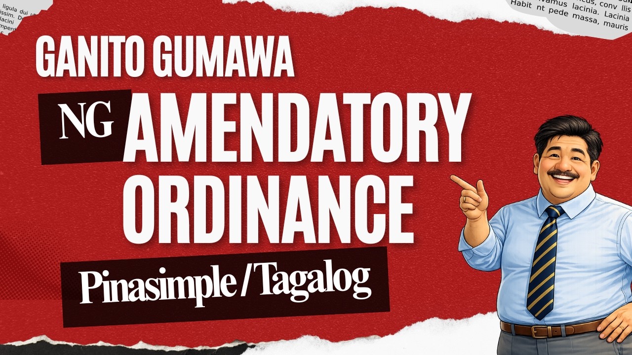BARANGAY ORDINANCE: PAANO AMYENDAHAN?