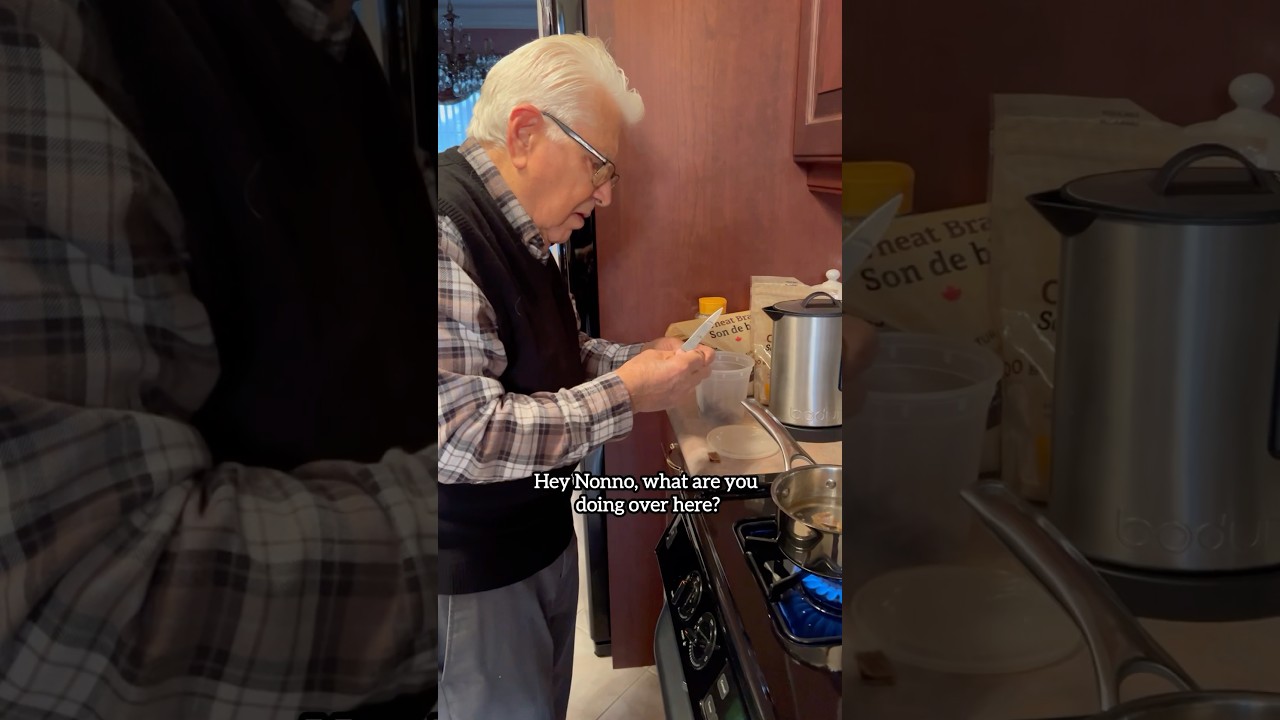 Morning Breakfast with Nonno Pasquale