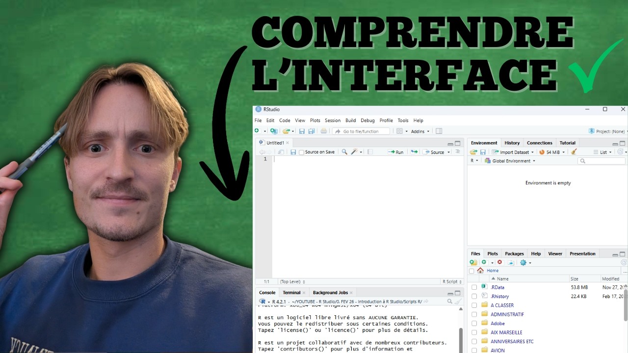 Introduction à R STUDIO | Comprendre ET maitriser l'interface